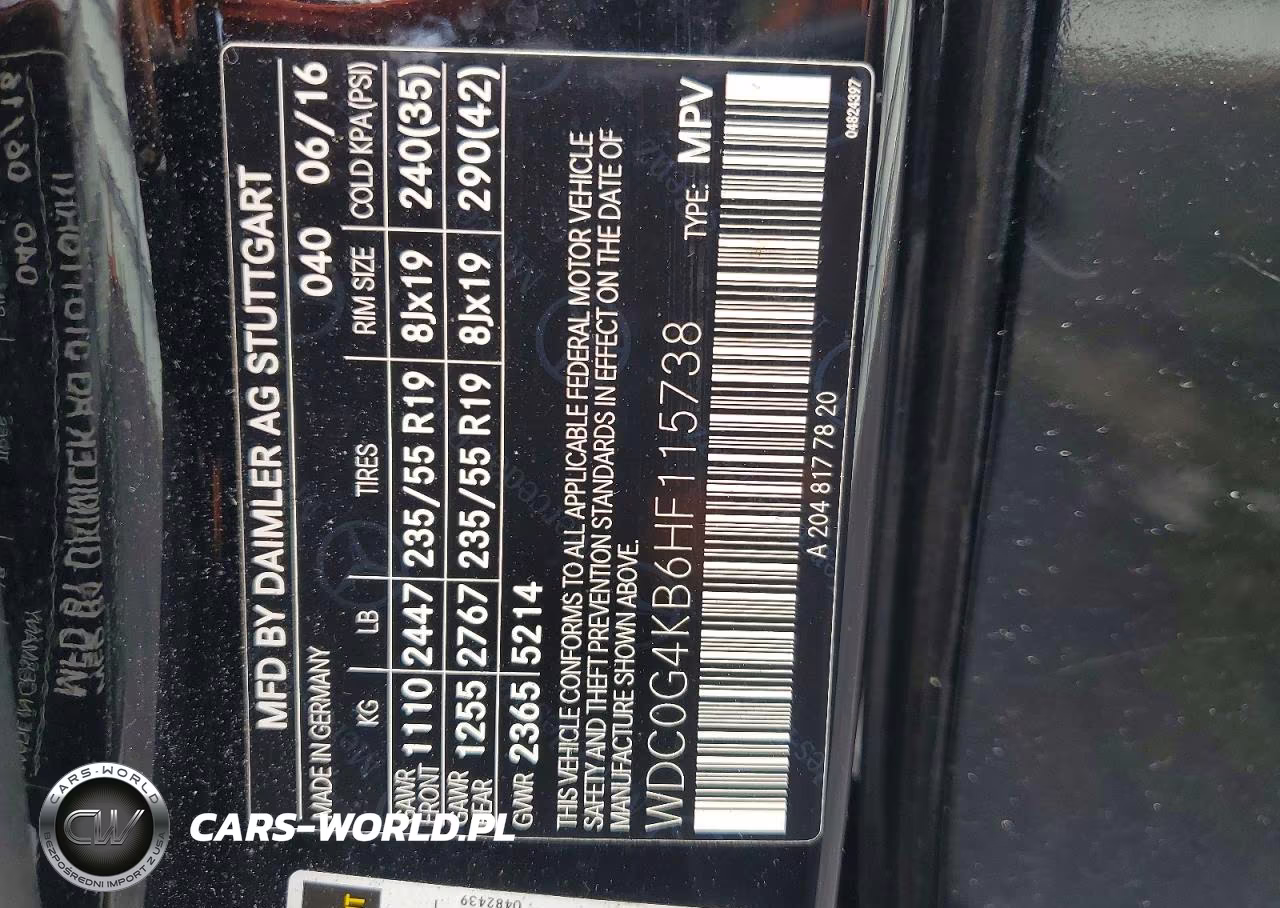2017 Mercedes-Benz Glc 300 4Matic VIN:WDC0G4KB6HF115738 - 13