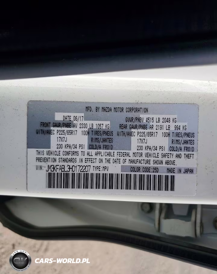 2017 Mazda Cx-5 Sport VIN:JM3KFABL3H0172207 - 13