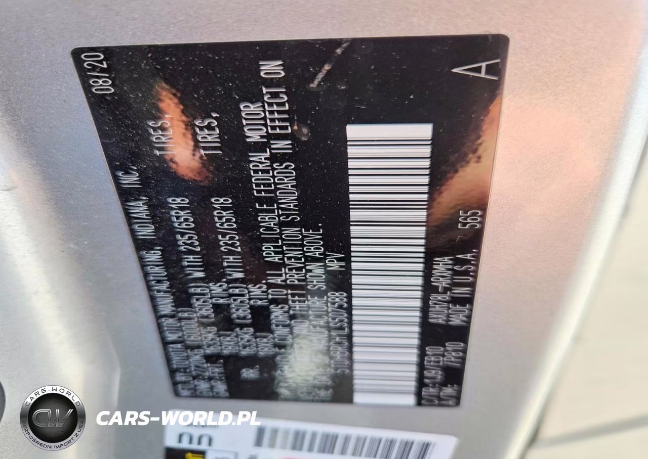 2020 Toyota Highlander Hybrid Xle VIN:5TDHBRCH1LS507588 - 13