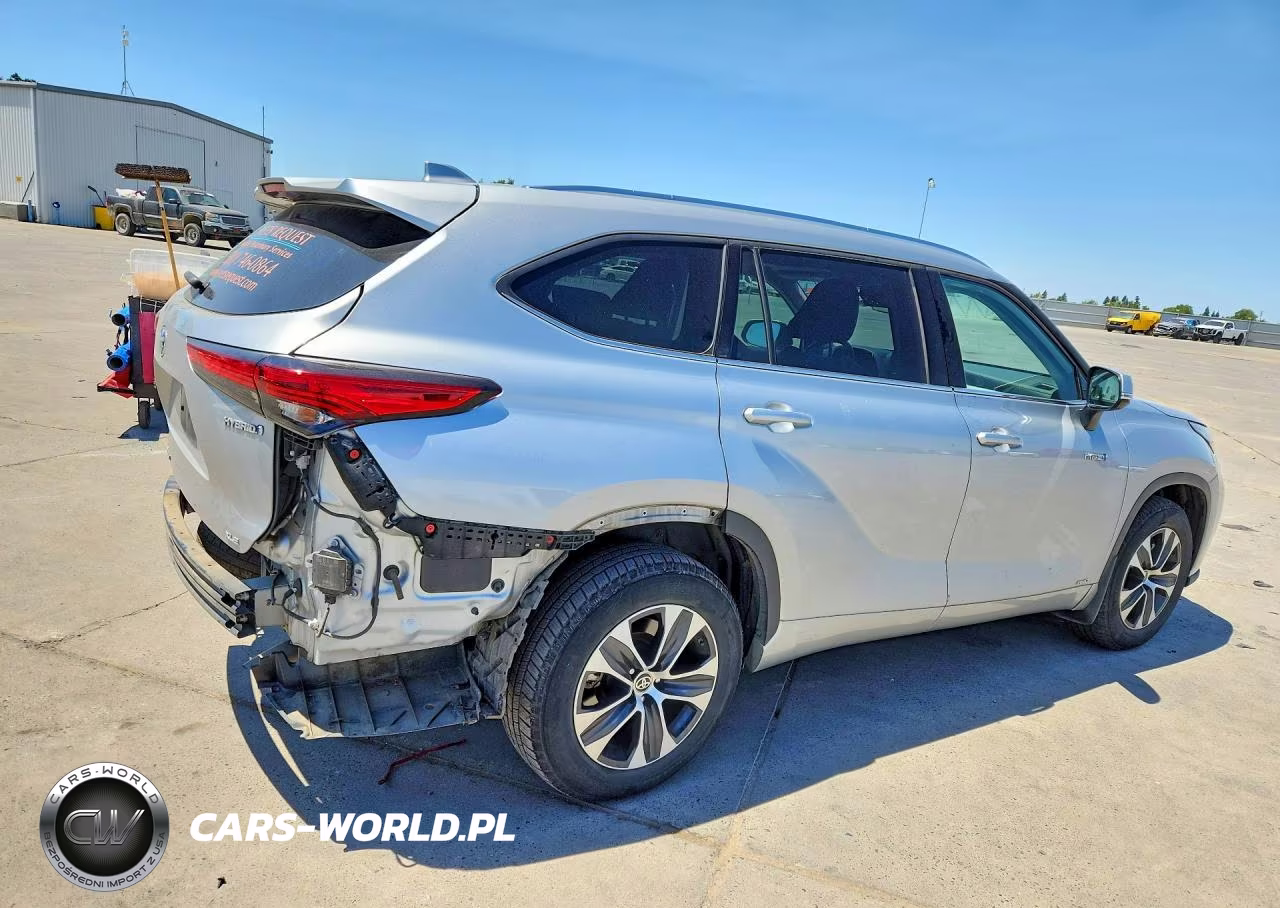 2020 Toyota Highlander Hybrid Xle VIN:5TDHBRCH1LS507588 - 3