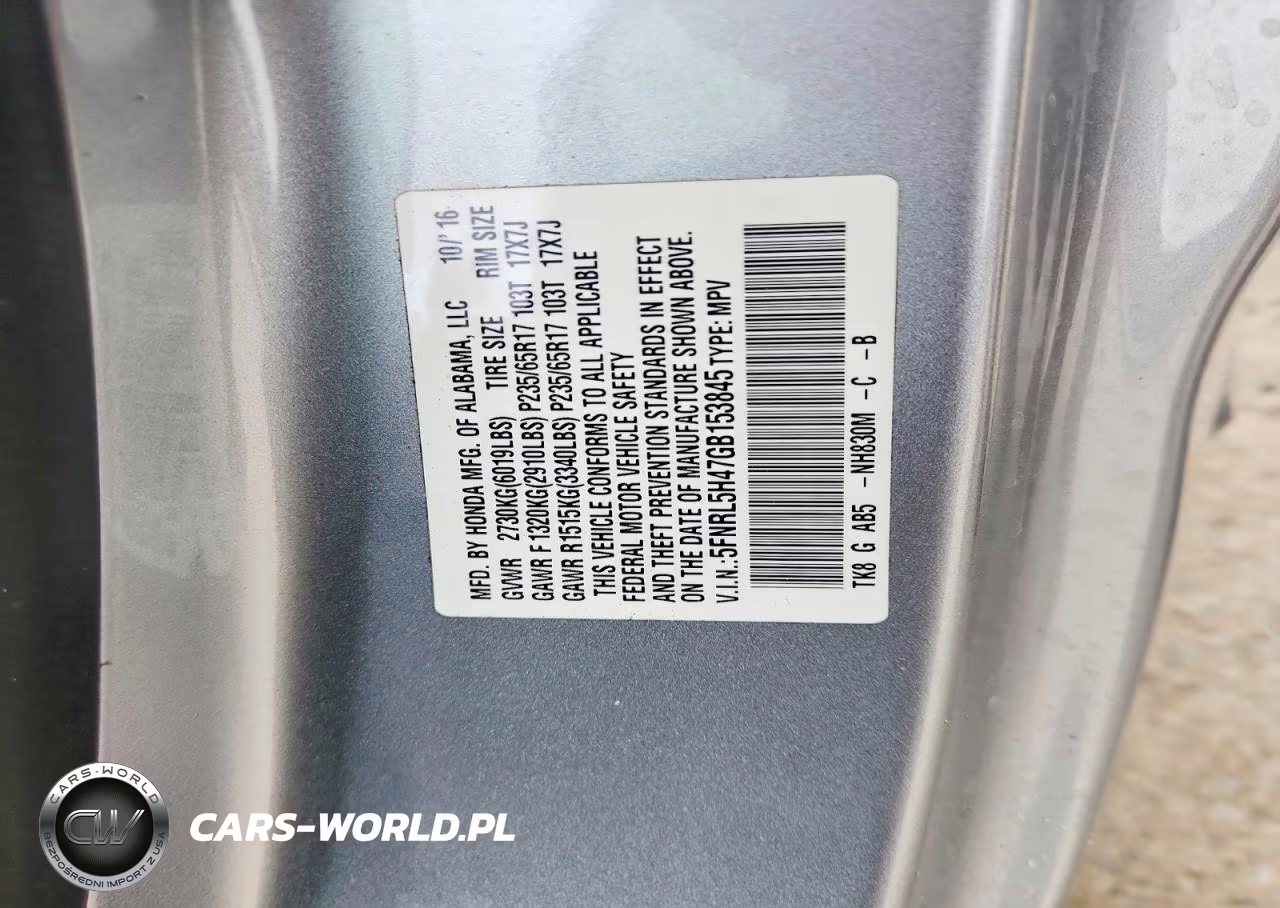 2016 Honda Odyssey Ex VIN:5FNRL5H47GB153845 - 13