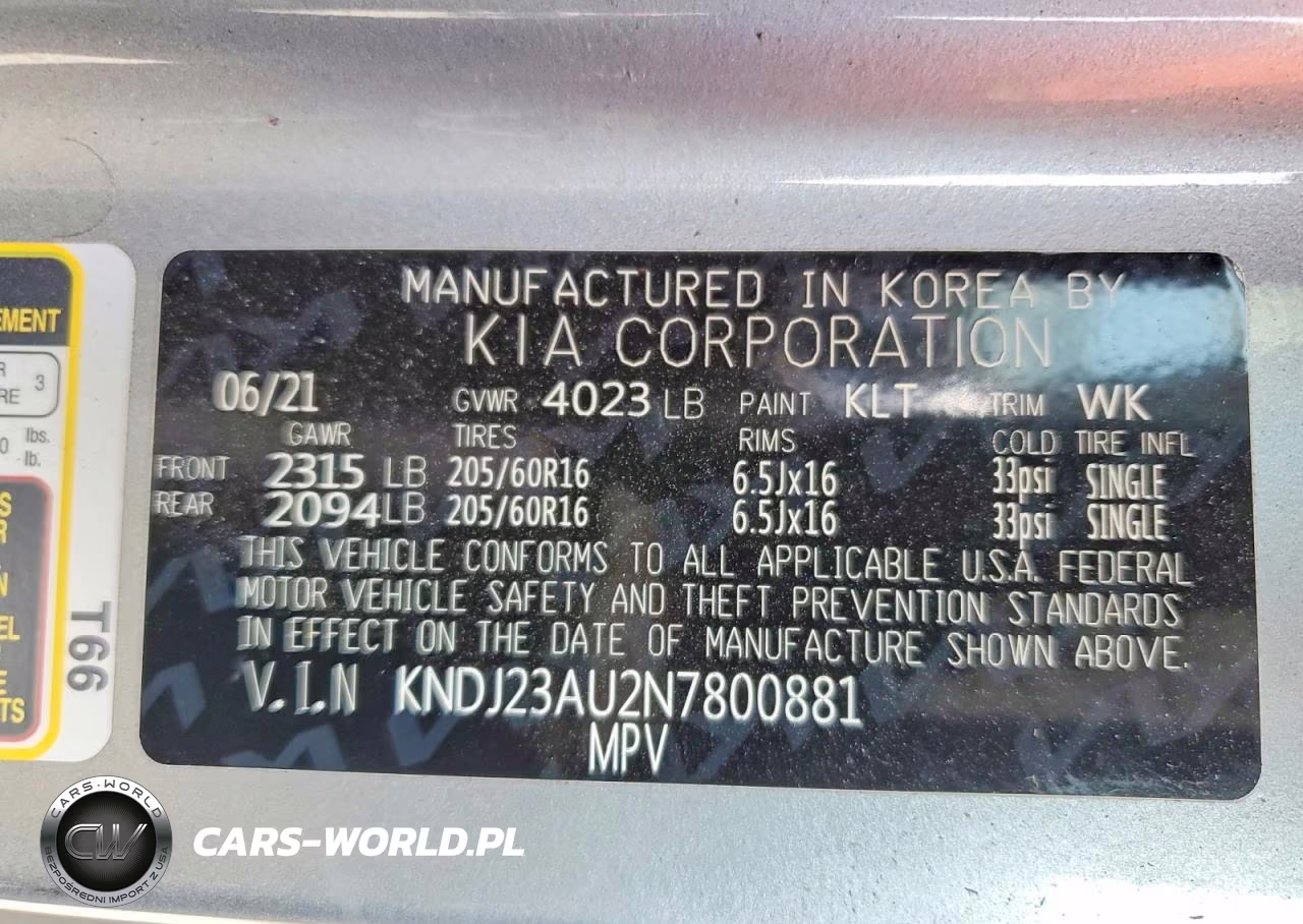 2022 Kia Soul Lx VIN:KNDJ23AU2N7800881 - 14