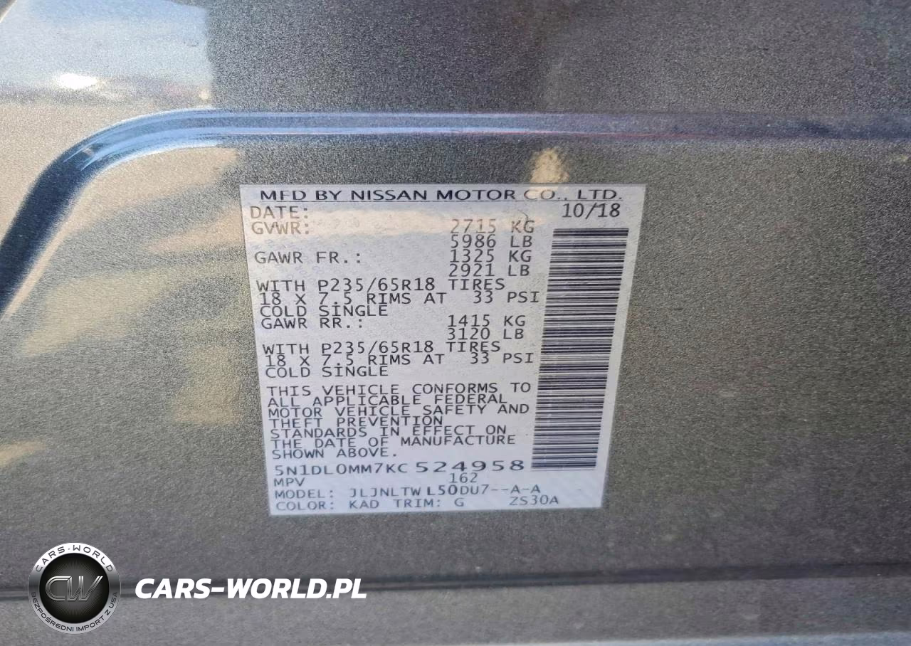 2019 Infiniti Qx60 Luxe VIN:5N1DL0MM7KC524958 - 13