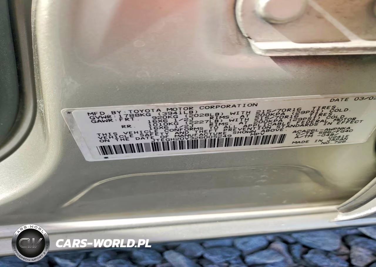 2002 Toyota Rav4 Base VIN:JTEGH20V326005249 - 13