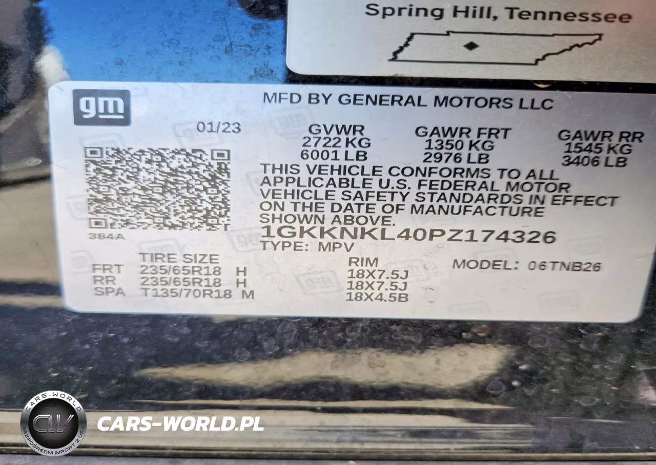 2023 GMC Acadia Sle VIN:1GKKNKL40PZ174326 - 13