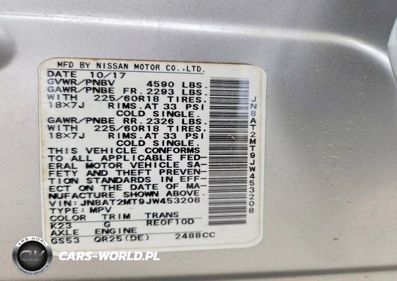 2018 Nissan Rogue Sl VIN:JN8AT2MT9JW453208 - 13