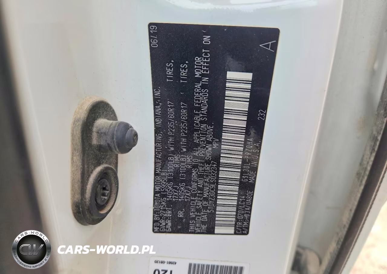 2020 Toyota Sienna Xle 8-Passenger VIN:5TDYZ3DC9LS032347 - 12