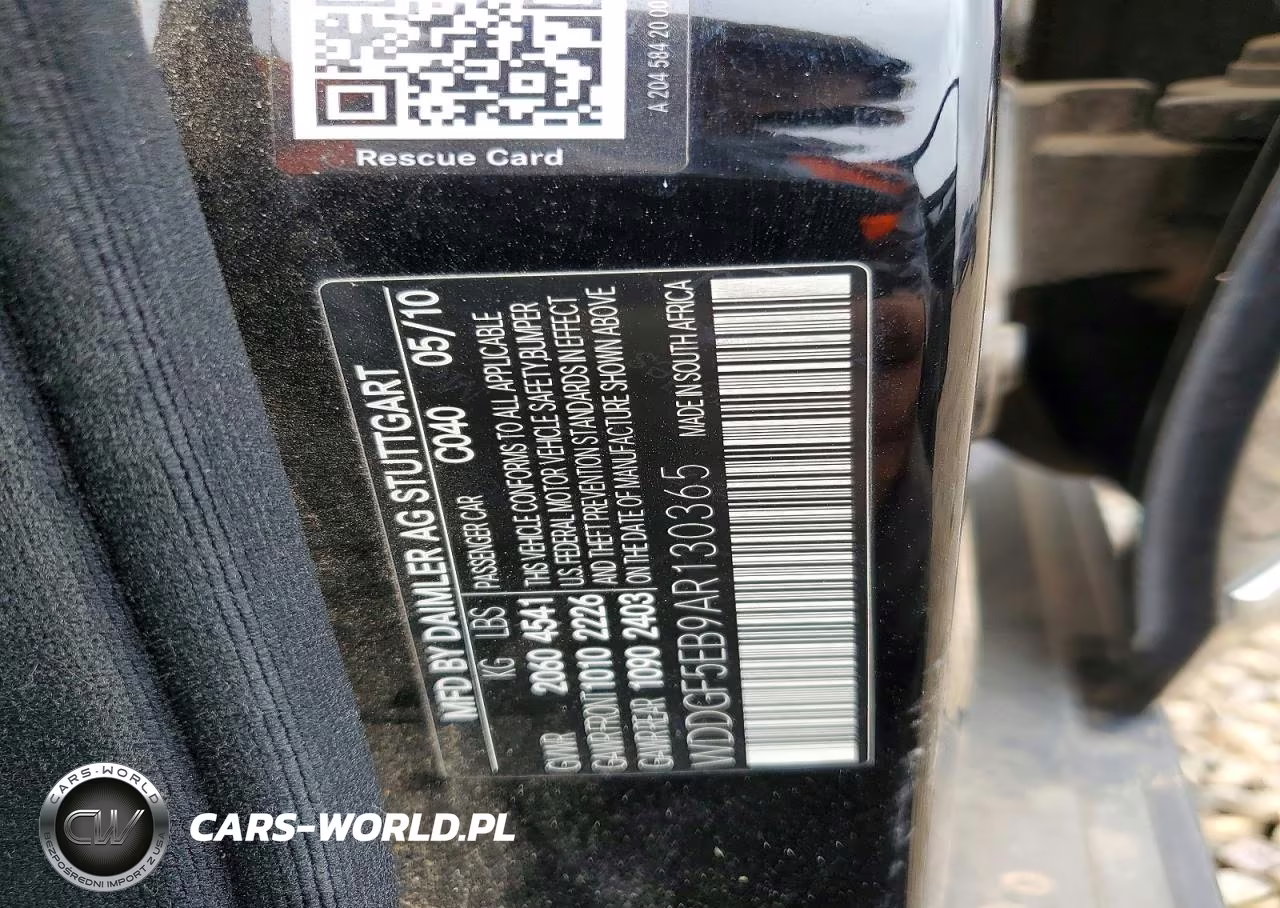 2010 Mercedes-Benz C 300 VIN:WDDGF5EB9AR130365 - 13