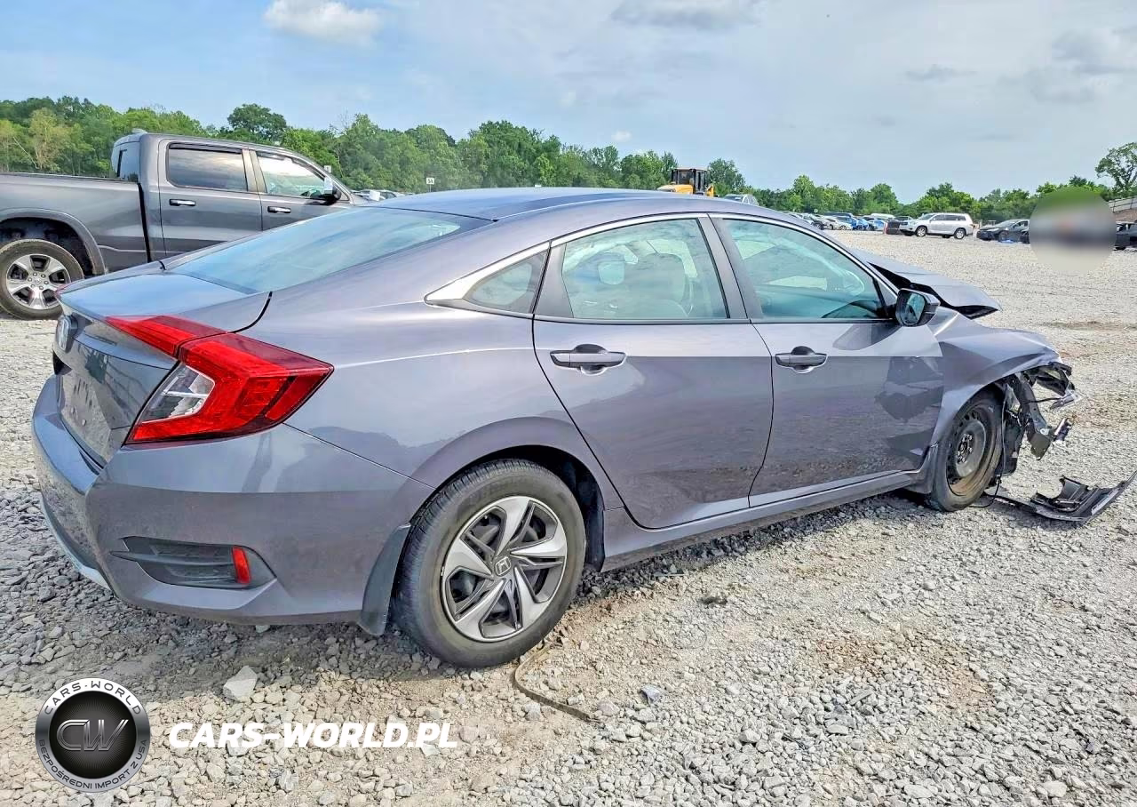 2019 Honda Civic Lx VIN:19XFC2F6XKE049080 - 3