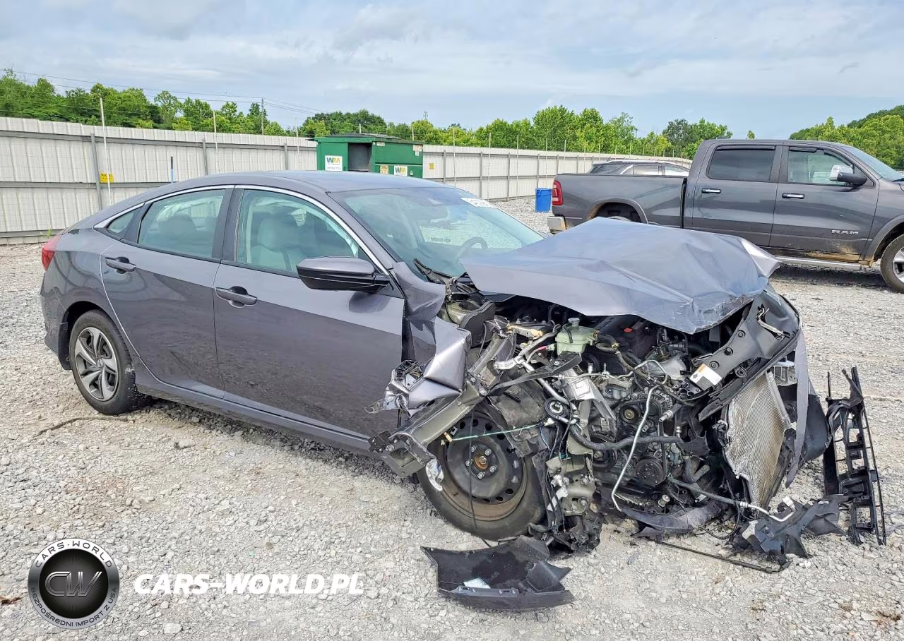 2019 Honda Civic Lx VIN:19XFC2F6XKE049080 - 4