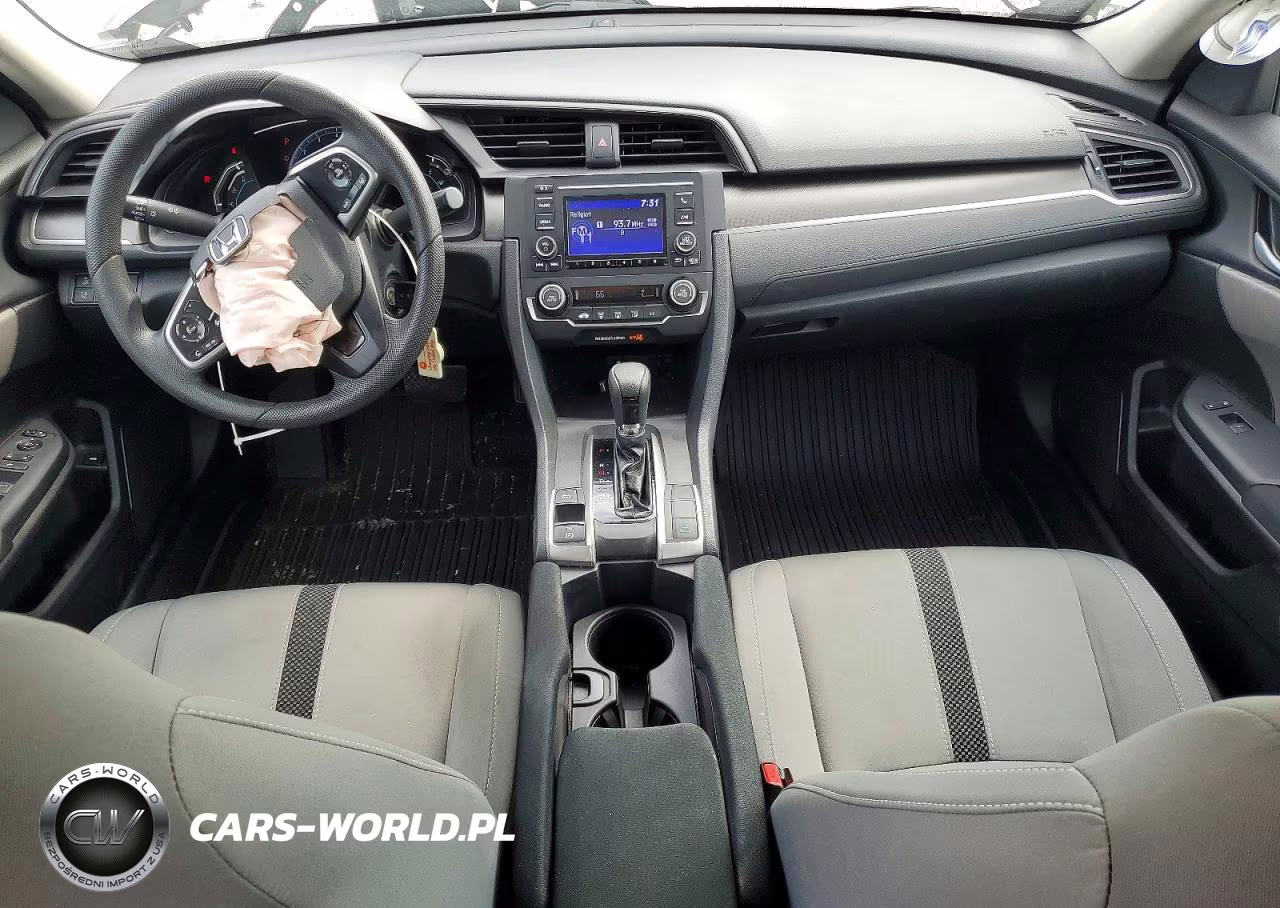 2019 Honda Civic Lx VIN:19XFC2F6XKE049080 - 8