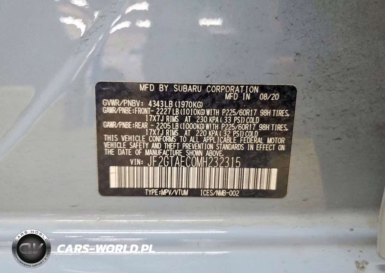 2021 Subaru Crosstrek Premium VIN:JF2GTAEC0MH232315 - 14