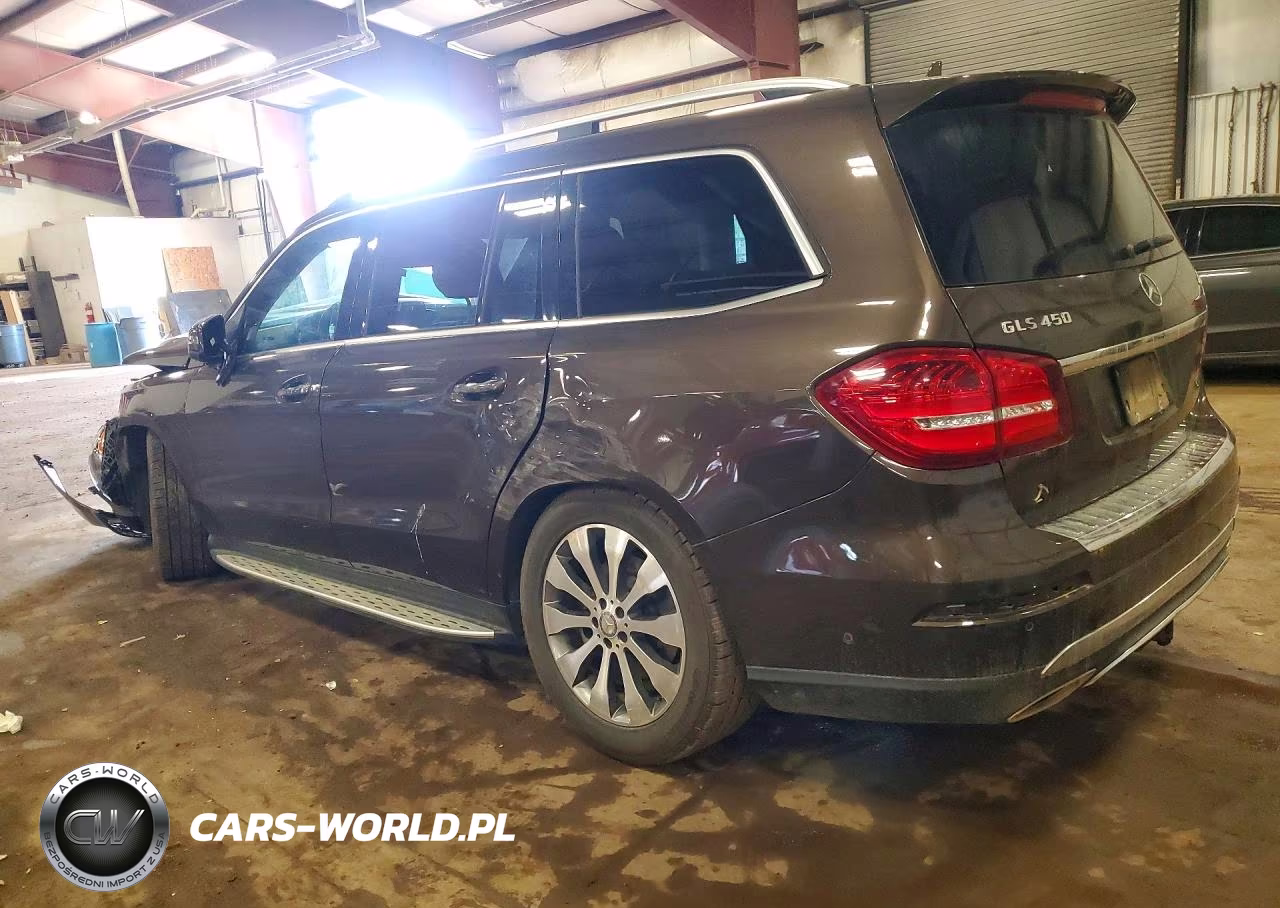 2017 Mercedes-Benz Gls 450 4Matic VIN:4JGDF6EE5HA762815 - 2