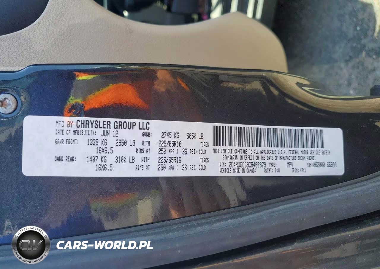 2012 Dodge Grand Caravan Sxt VIN:2C4RDGCG9CR402879 - 14