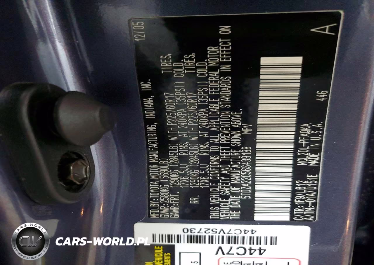 2006 Toyota Sienna Xle Limited 7 Passenger VIN:5TDZA22C56S439188 - 13