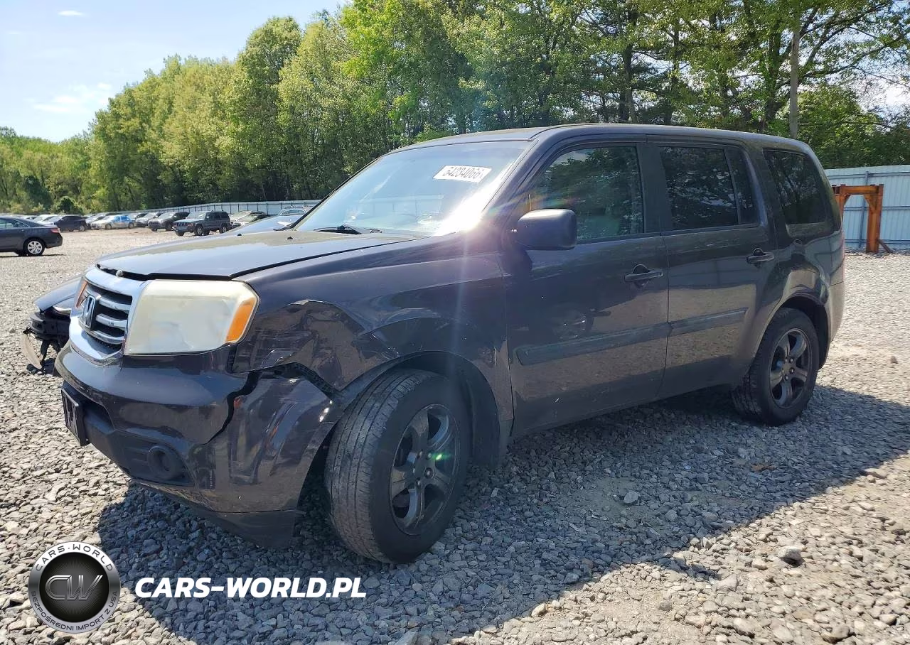 2015 Honda Pilot Lx VIN:5FNYF4H28FB003401 - 1