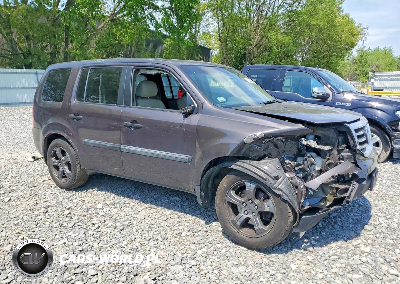 2015 Honda Pilot Lx VIN:5FNYF4H28FB003401 - 4