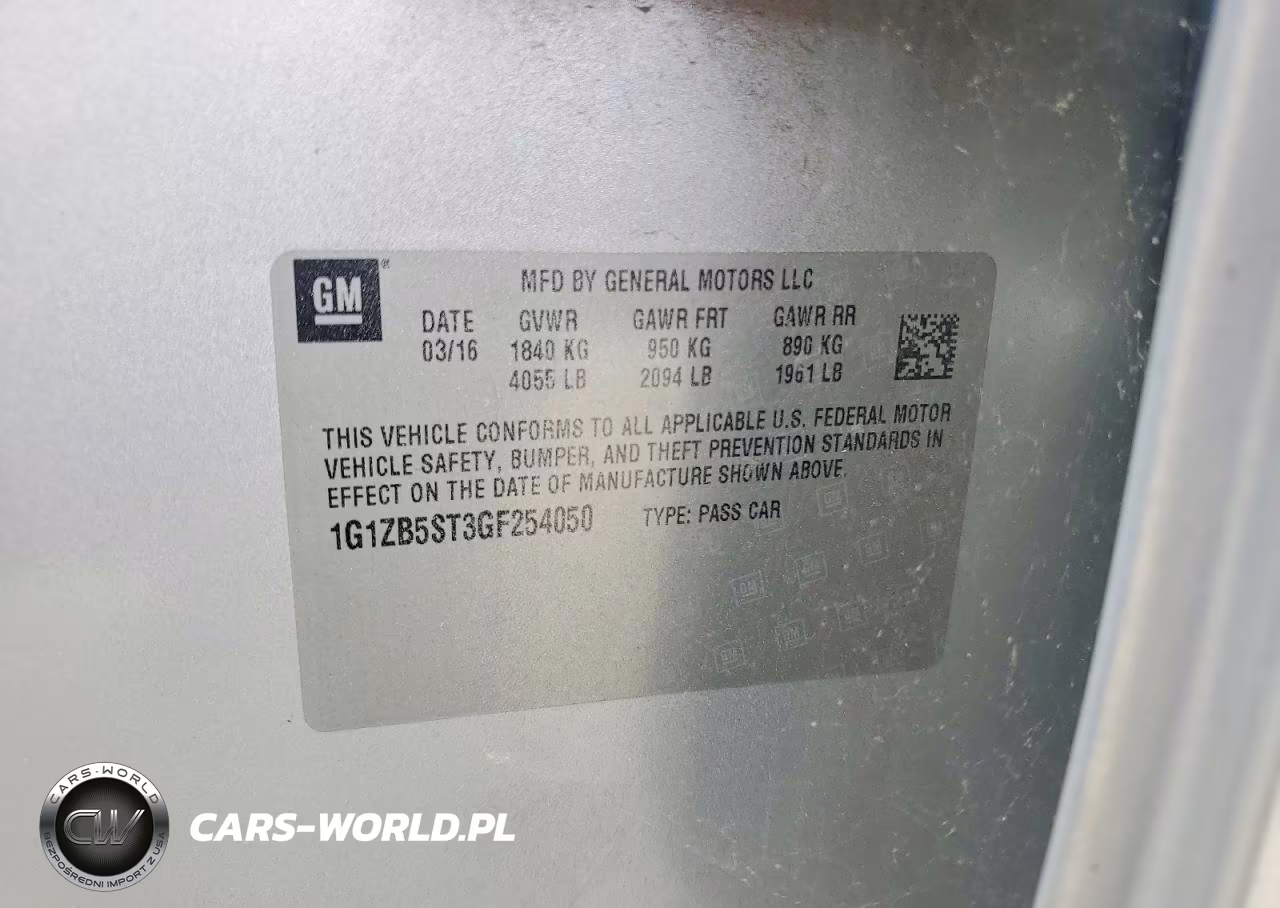 2016 Chevrolet Malibu Ls VIN:1G1ZB5ST3GF254050 - 12