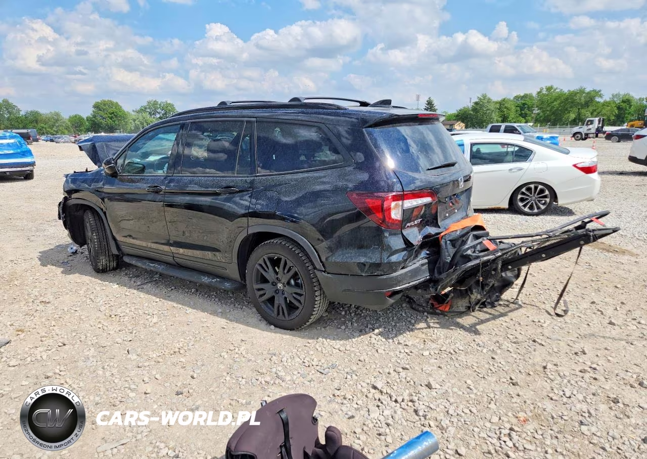 2022 Honda Pilot Black VIN:5FNYF6H77NB055110 - 2