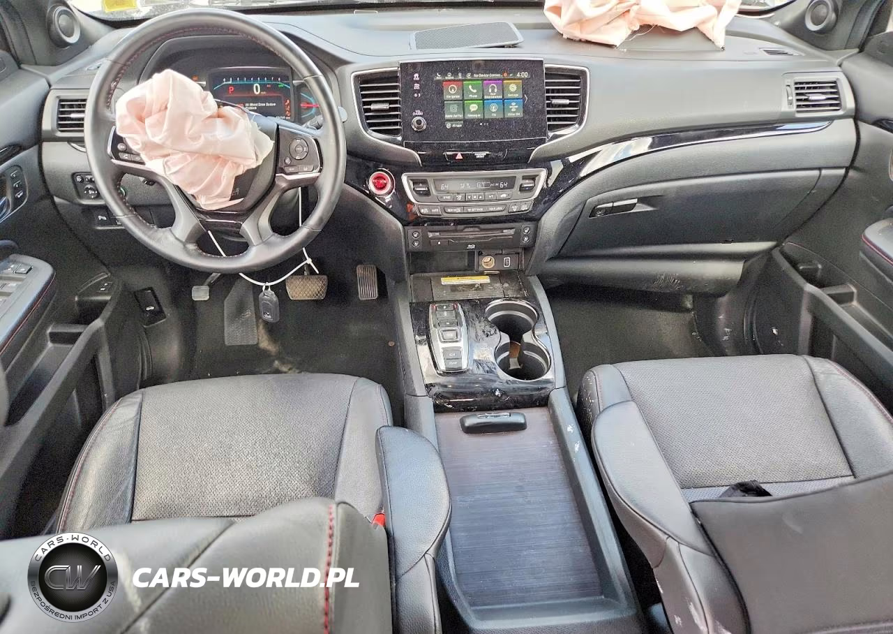 2022 Honda Pilot Black VIN:5FNYF6H77NB055110 - 8