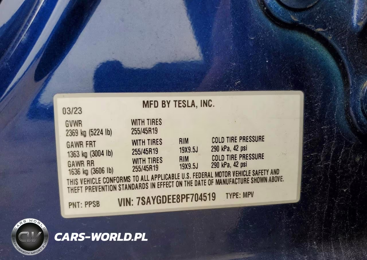 2023 Tesla Model Y VIN:7SAYGDEE8PF704519 - 13