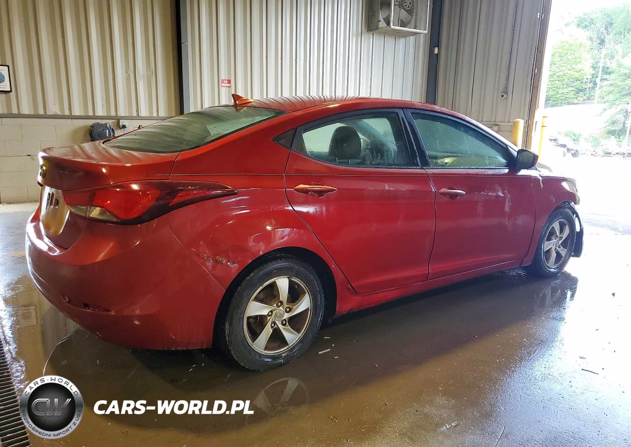 2014 Hyundai Elantra Se VIN:5NPDH4AE8EH541853 - 3