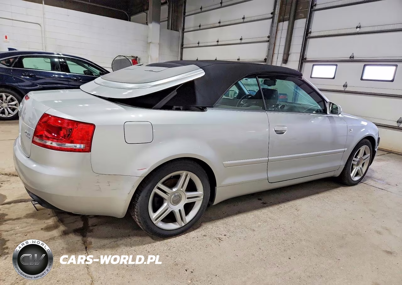 2007 Audi A4 2.0T Cabriolet Quattro VIN:WAUDF48H97K037111 - 3