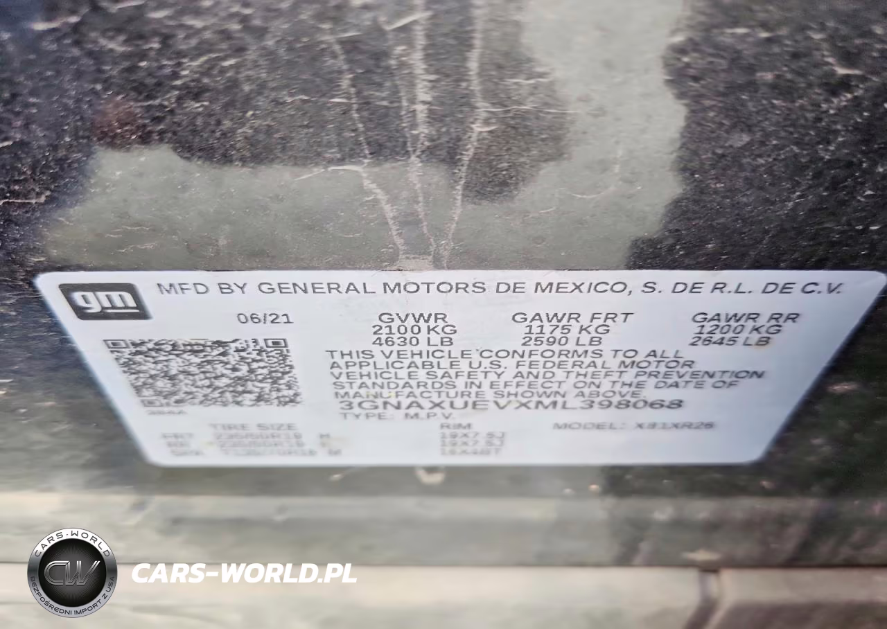 2021 Chevrolet Equinox Lt VIN:3GNAXUEVXML398068 - 13