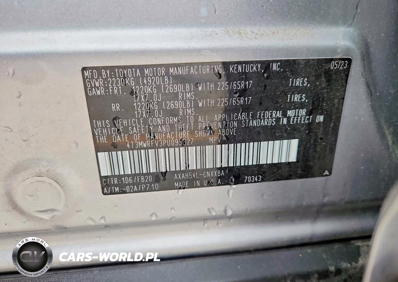 2023 Toyota Rav4 Le VIN:4T3MWRFV3PU095327 - 13