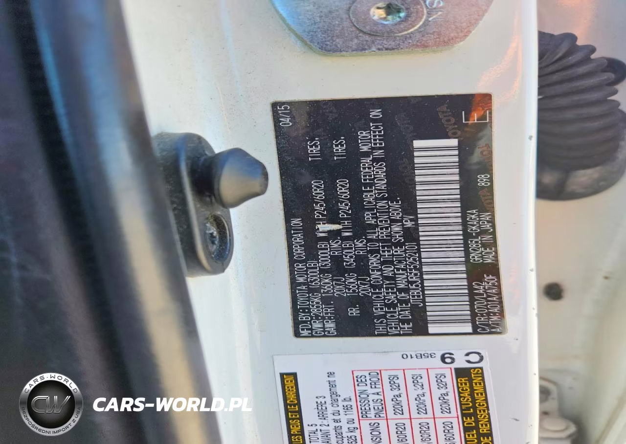 2015 Toyota 4Runner VIN:JTEBU5JR5F5252101 - 13