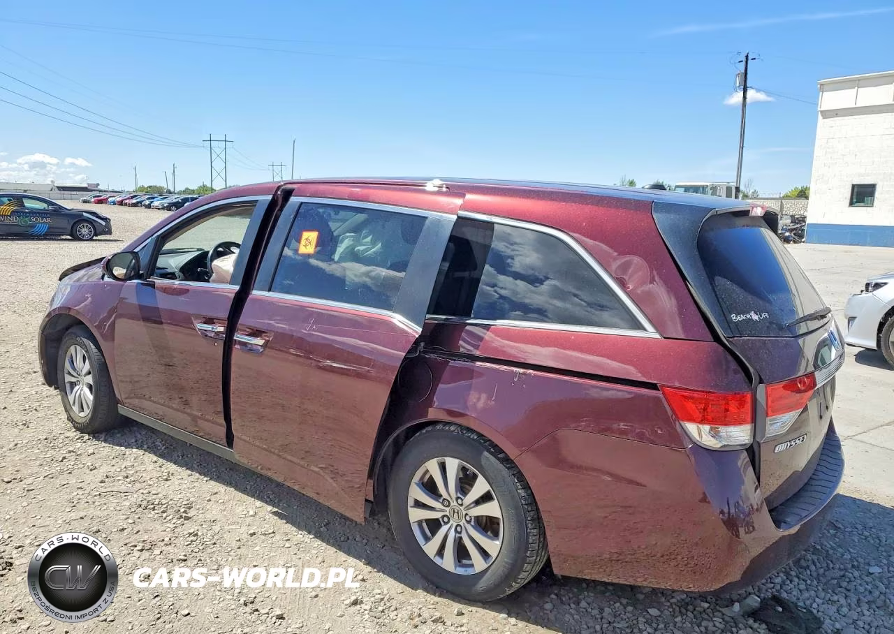 2015 Honda Odyssey Exl VIN:5FNRL5H63FB072423 - 2