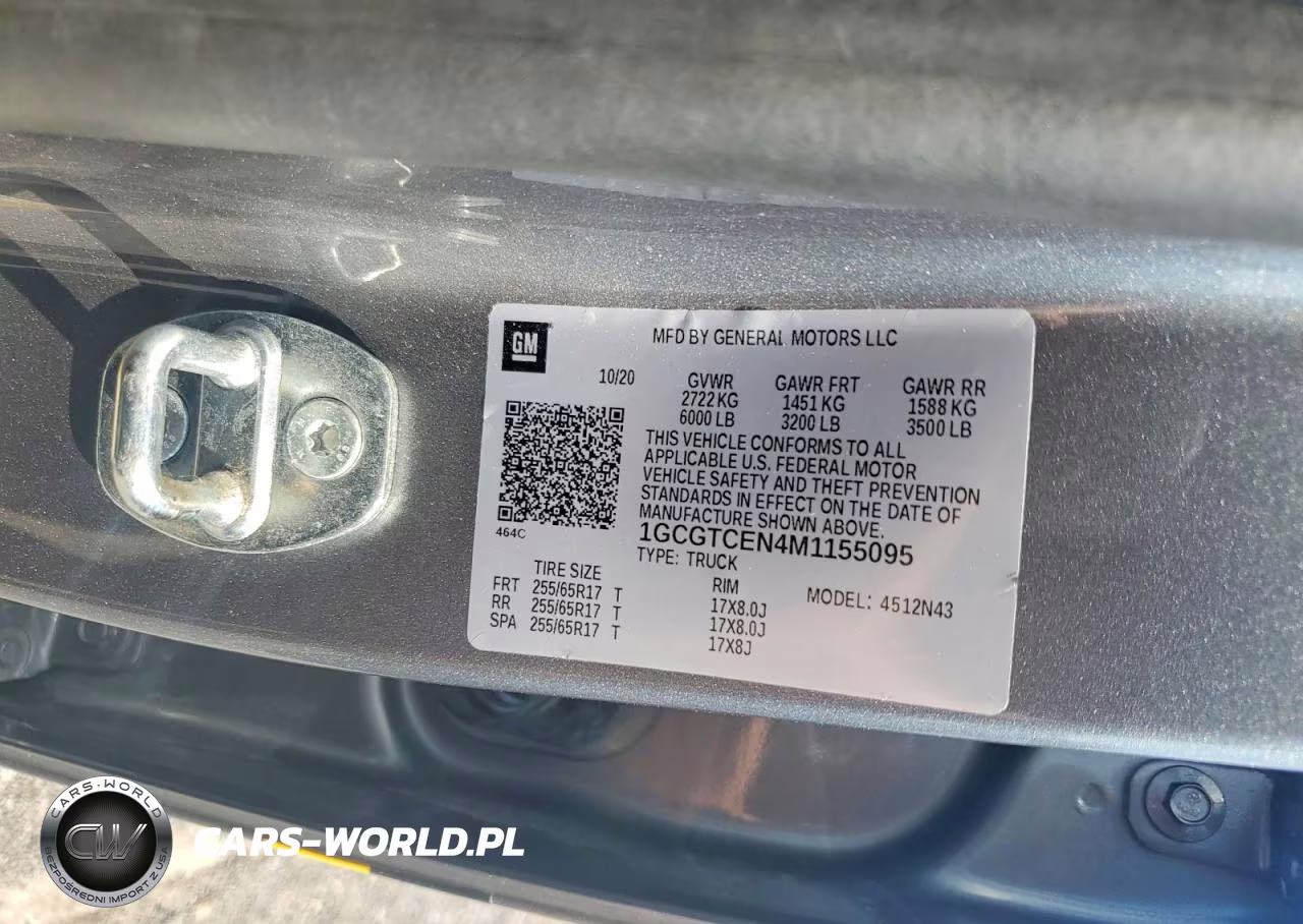 2021 Chevrolet Colorado Lt VIN:1GCGTCEN4M1155095 - 12