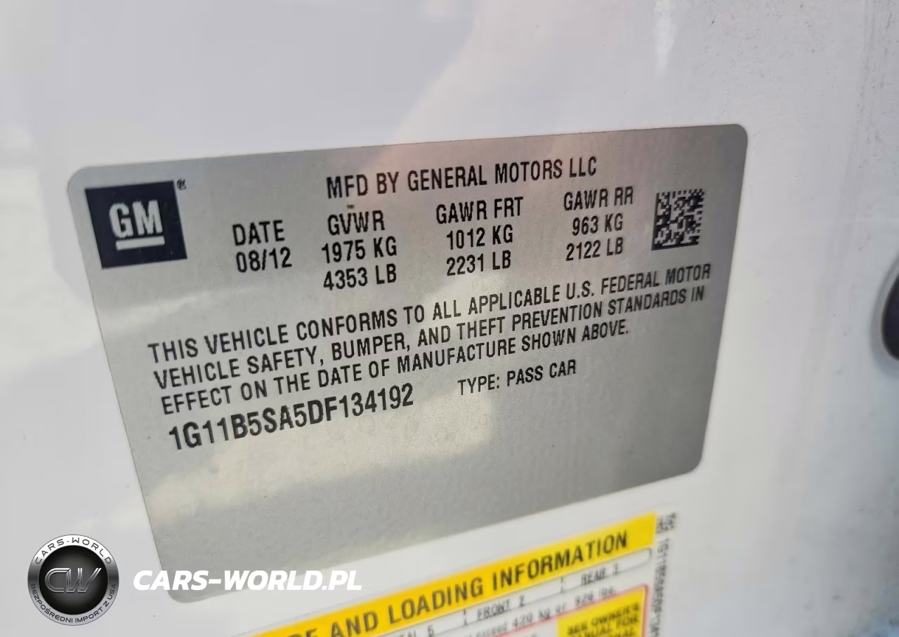 2013 Chevrolet Malibu Ls VIN:1G11B5SA5DF134192 - 13