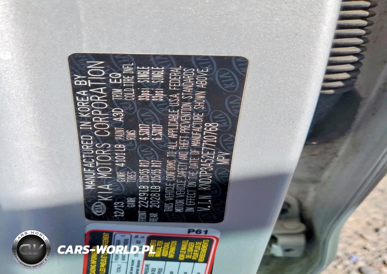 2014 Kia Soul + VIN:KNDJP3A52E7710768 - 13