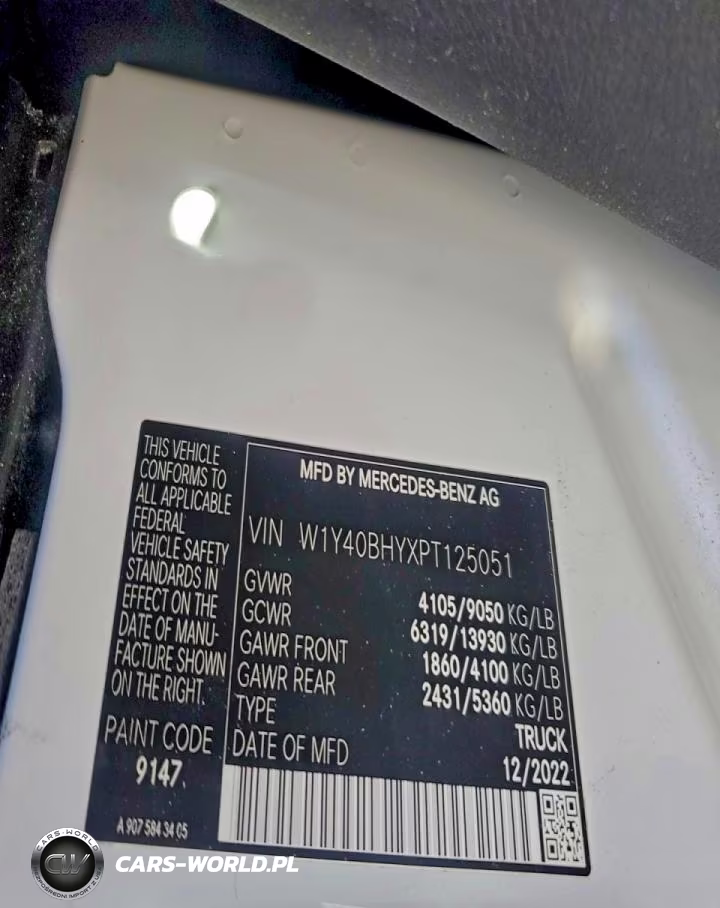 2023 Mercedes Benz Sprinter Delivery Van VIN:W1Y40BHYXPT125051 - 14