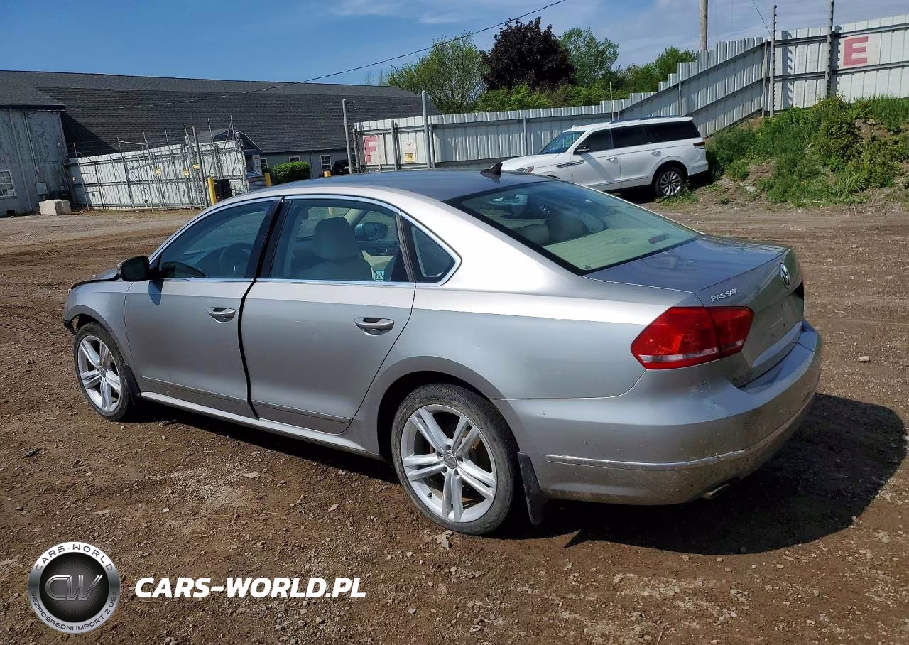 2013 Volkswagen Passat Sel VIN:1VWCN7A31DC125350 - 2