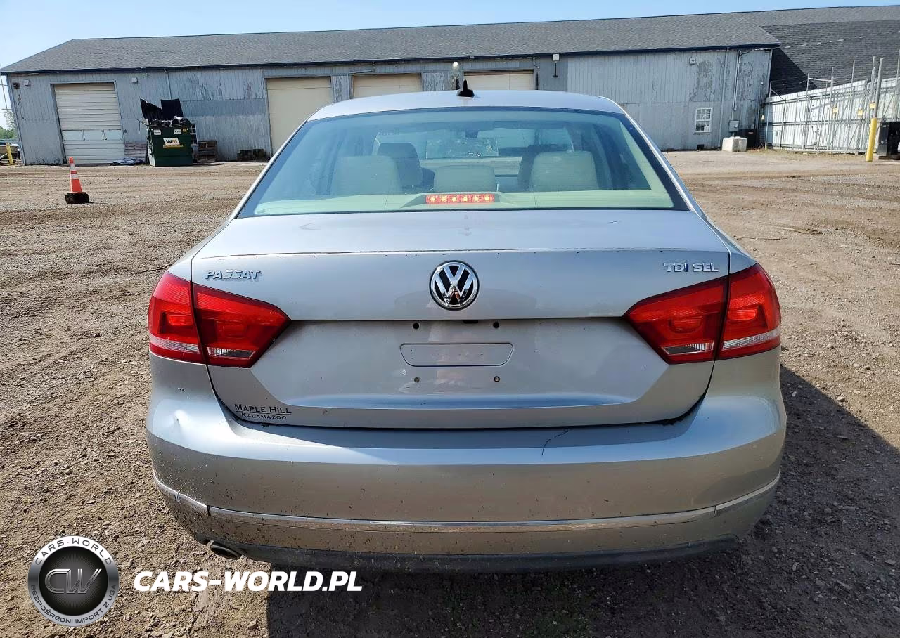 2013 Volkswagen Passat Sel VIN:1VWCN7A31DC125350 - 6