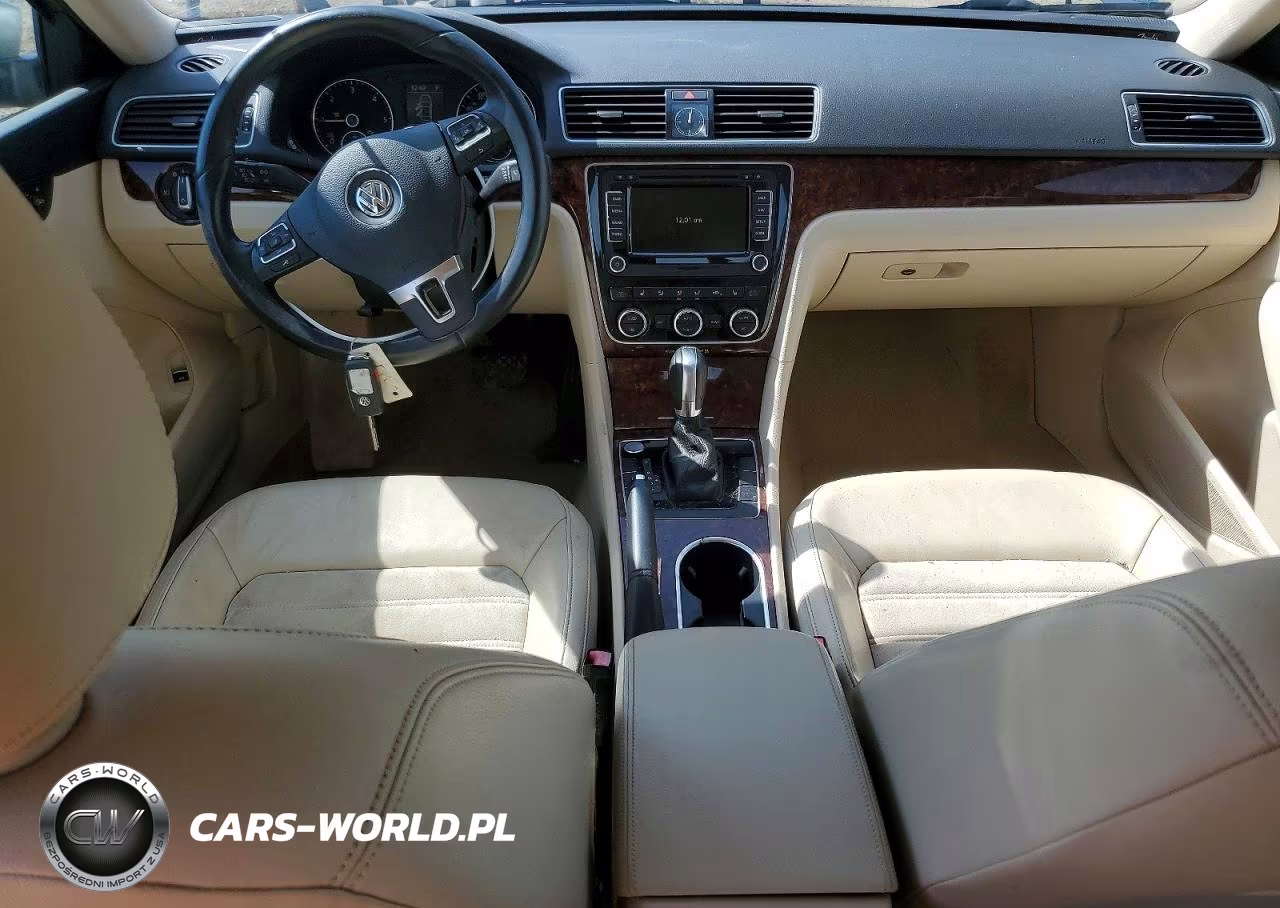 2013 Volkswagen Passat Sel VIN:1VWCN7A31DC125350 - 8
