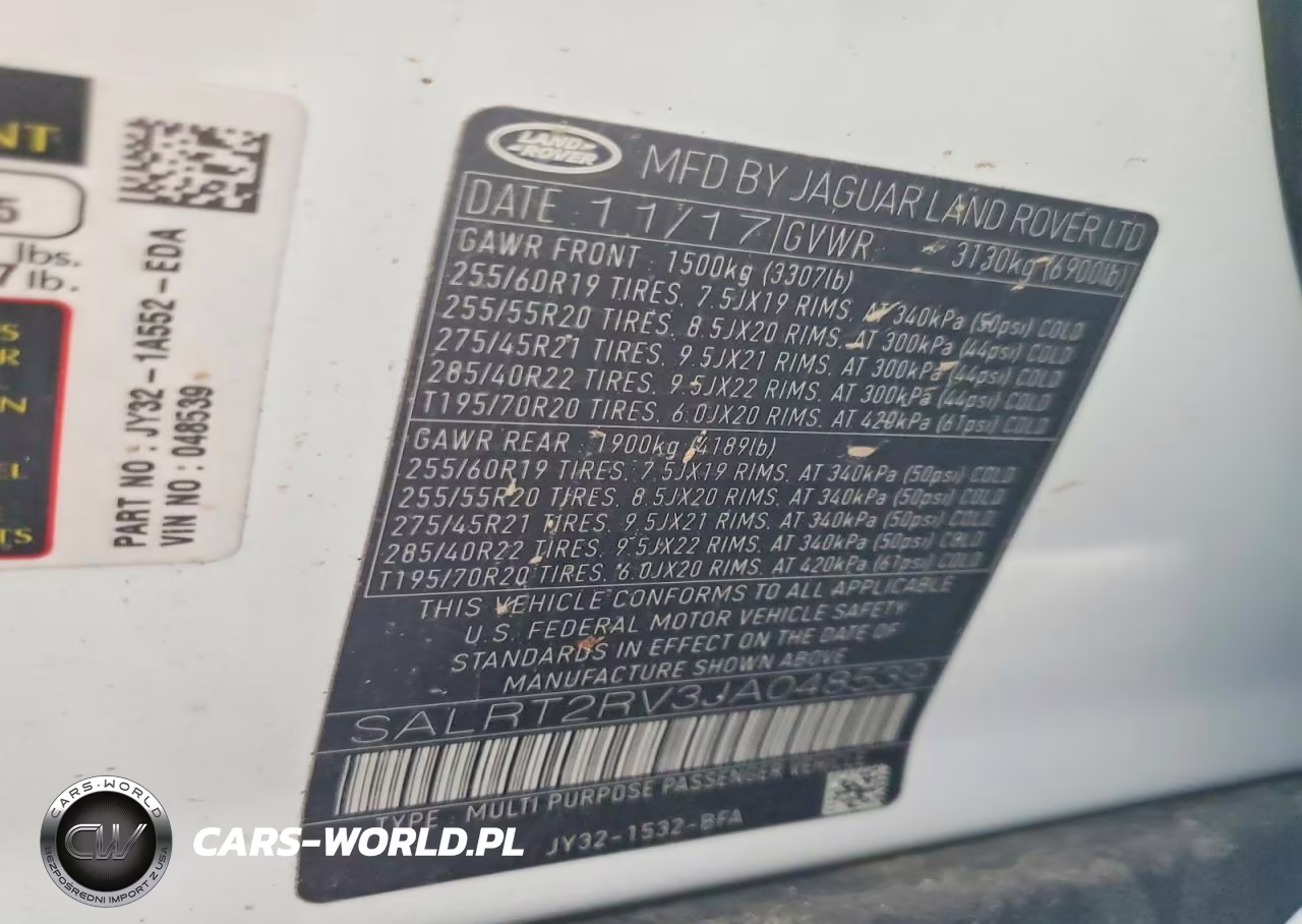 2018 Land Rover Discovery Hse Luxury VIN:SALRT2RV3JA048539 - 13