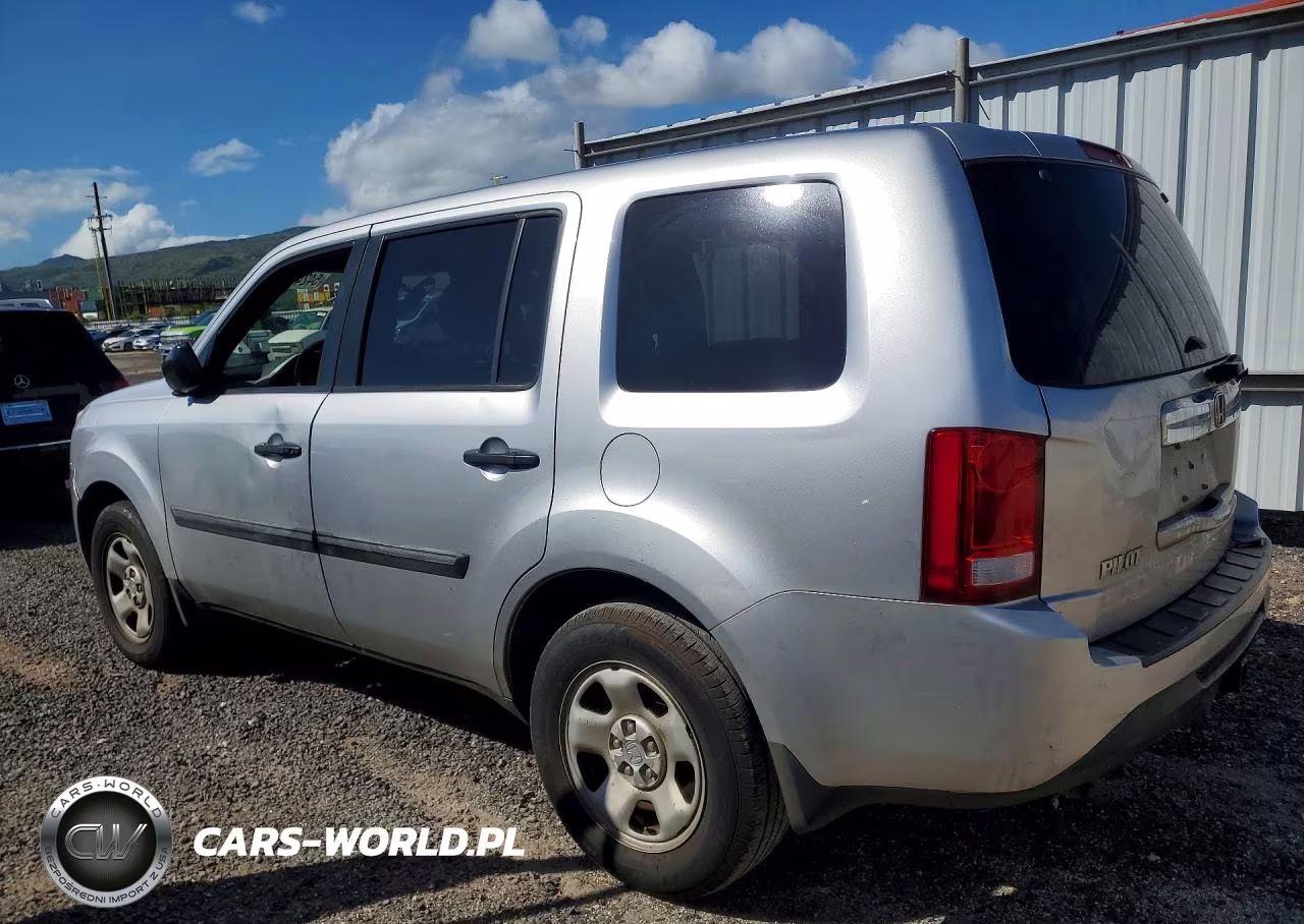 2014 Honda Pilot Lx VIN:5FNYF3H24EB014422 - 2
