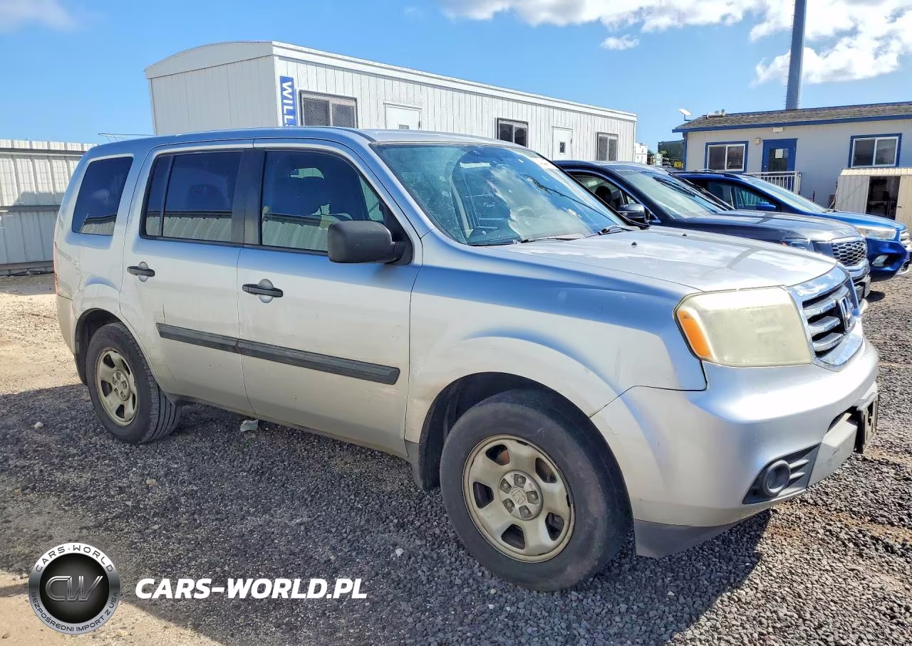 2014 Honda Pilot Lx VIN:5FNYF3H24EB014422 - 4
