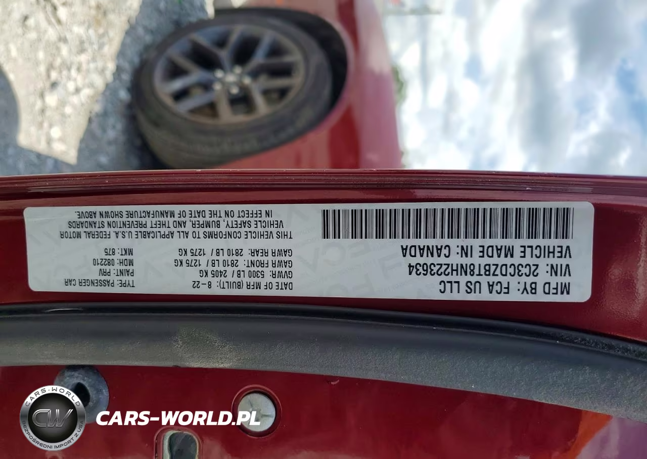 2022 Dodge Challenger R VIN:2C3CDZBT8NH223634 - 13