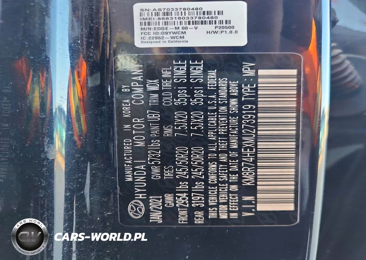 2021 Hyundai Palisade Calligraphy VIN:KM8R74HEXMU273919 - 14