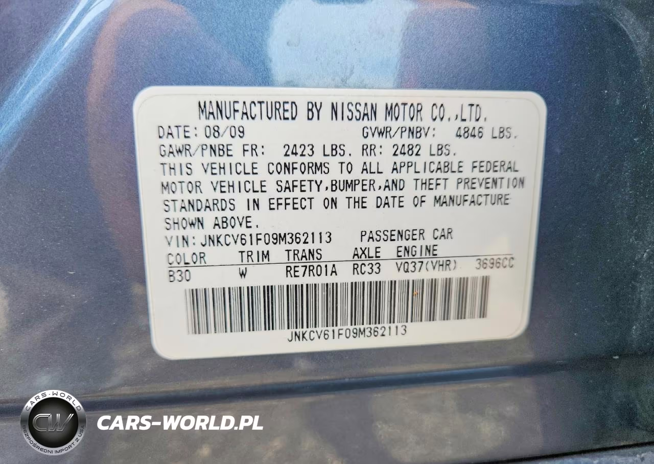 2009 Infiniti G37 VIN:JNKCV61F09M362113 - 12