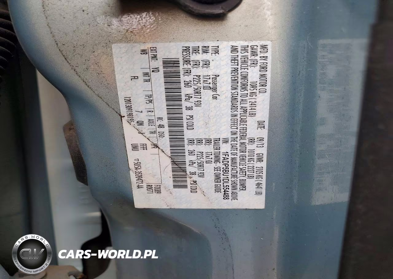 2013 Ford C-Max Sel VIN:1FADP5BU1DL554488 - 13