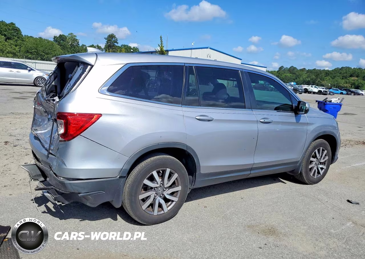 2021 Honda Pilot Ex VIN:5FNYF5H37MB021738 - 3