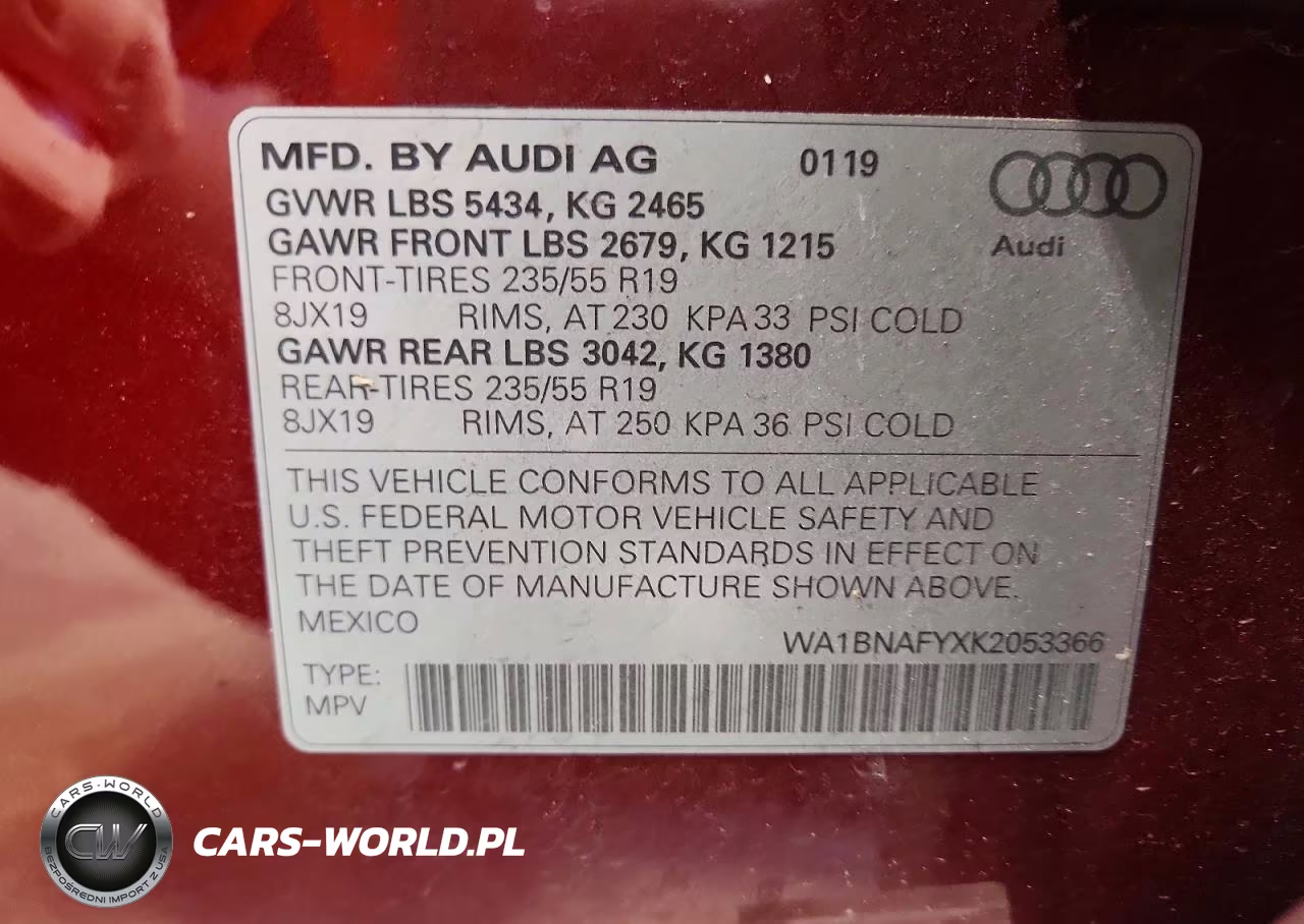 2019 Audi Q5 Premium Plus VIN:WA1BNAFYXK2053366 - 13