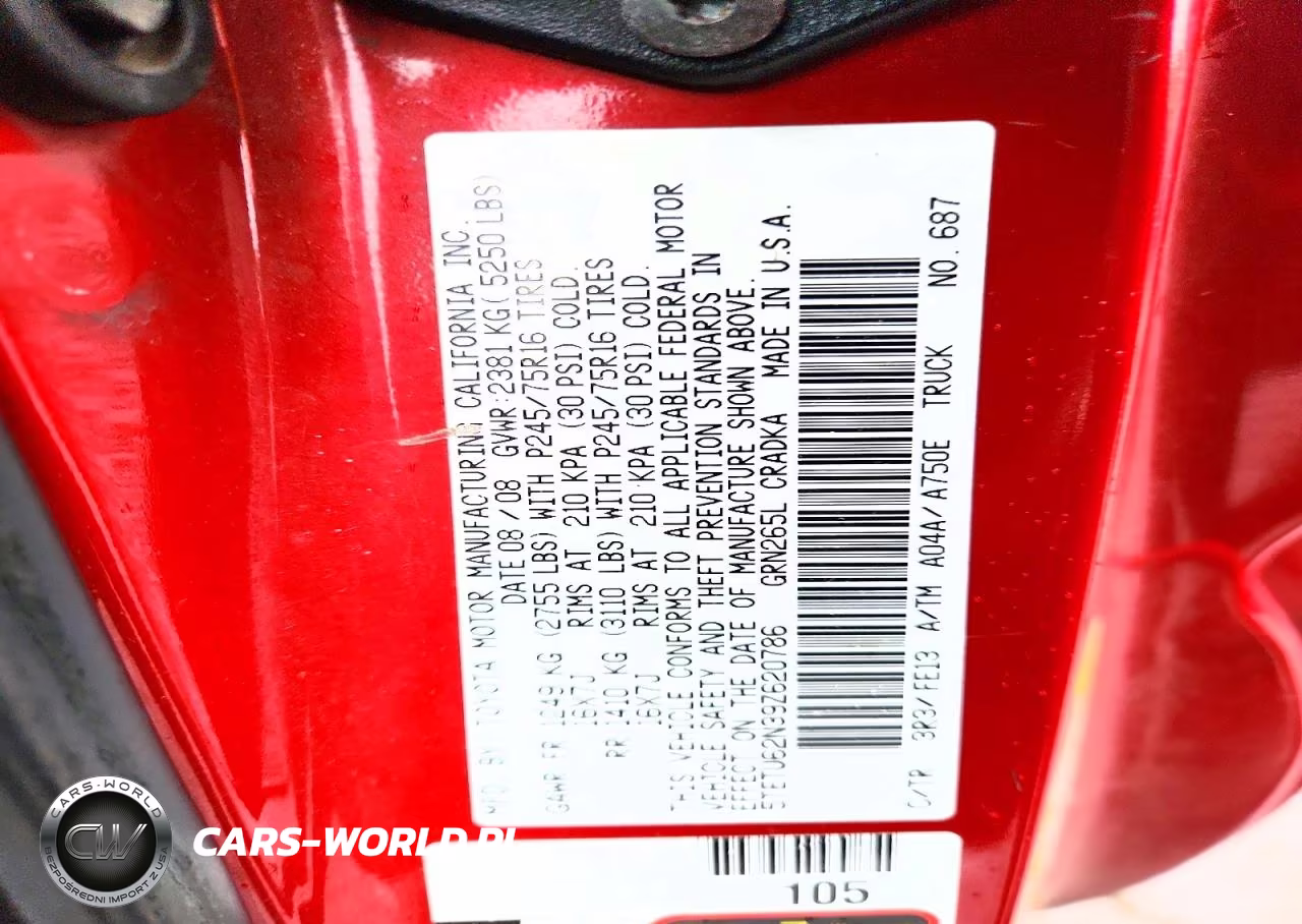 2009 Toyota Tacoma Prerunner Access Cab VIN:5TETU62N39Z620786 - 12
