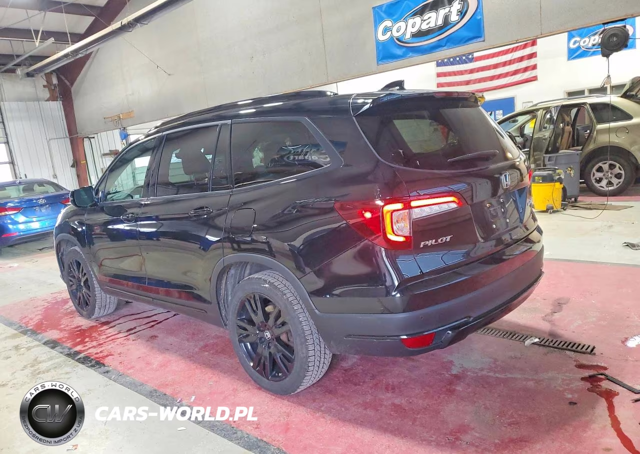 2022 Honda Pilot Black VIN:5FNYF6H72NB006929 - 2