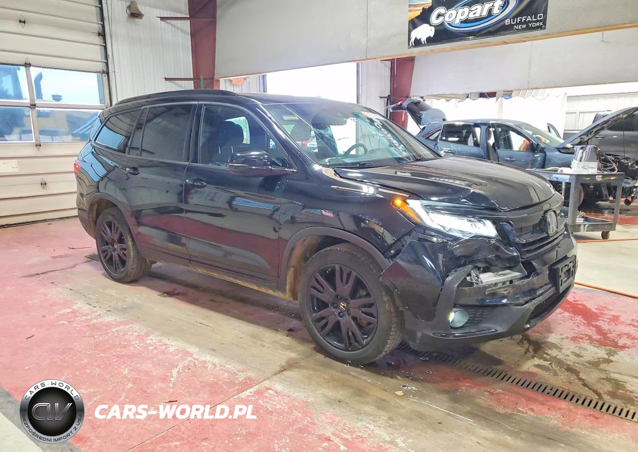 2022 Honda Pilot Black VIN:5FNYF6H72NB006929 - 4